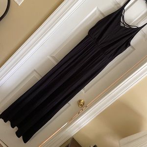 Black maxi dress